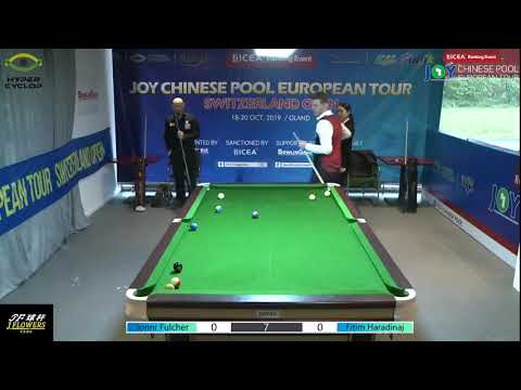 Jonni Fulcher VS Fitim Heradinaj - Part 1 - 2019 Joy Chinese Pool Euro Tour Switzerland Open