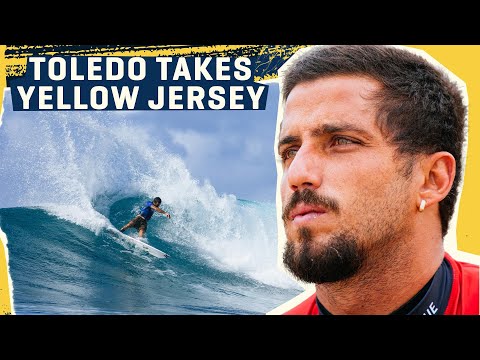 How Filipe Toledo Took The Yellow Leaders Jersey Heading Into The Corona Open J-Bay