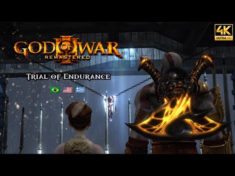 Trial of Endurance | Lyrics ENG & PT - BR | God of War III - Soundtrack | 4K 60FPS