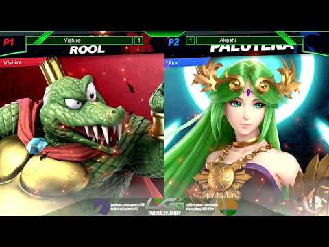 Vishire (Roy/K.Rool) vs Akashi (Palutena) - Smash Ultimate @ LXG 16
