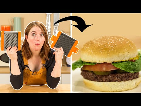 The Tasty Channel (https://www.tasty.co/) reviews the Microwave Panni and Burger Maker