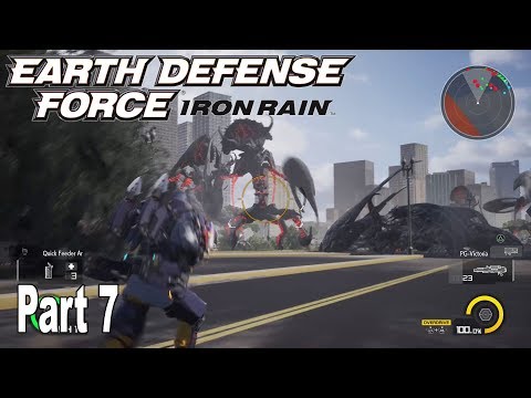 Earth Defense Force: Iron Rain - Story Walkthrough Part 7 No Commentary [HD 1080P]
