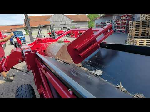 GROWI GSW40F R ZW TURBO Schichtholzspalter für Meterholz