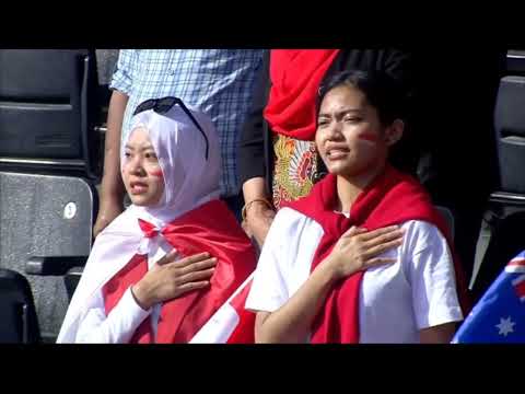 Indonesia National Anthem at AFC Asian Cup 2023 Qatar