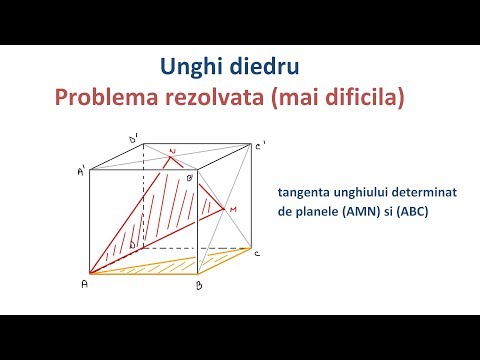 Unghi diedru - Problema rezolvata nr. 5