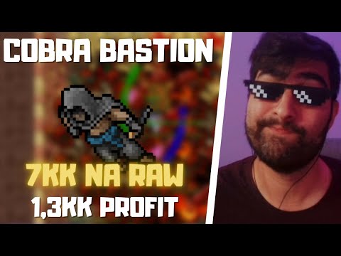 MOSTREI TUDO SOBRE MINHA HUNT COBRA BASTION NO TIBIA (XP E PROFIT)