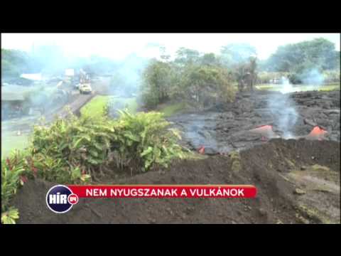 Vulkánkitörés Hawaiin