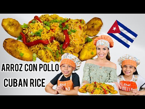 Traditional Cuban ARROZ CON POLLO Recipe | CHICKEN WITH RICE