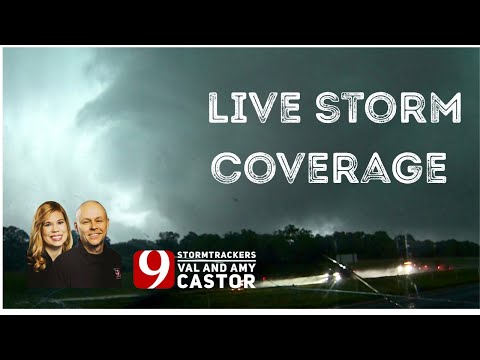 KWTV News 9 StormTrackers Val and Amy Castor track a winter storm in Oklahoma 1/23/26