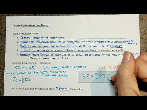 Kinetic Molecular Theory and Root Mean Square Velocity