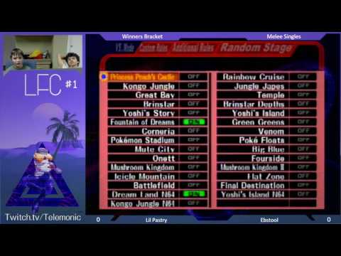LFC #1 - Melee Singles | Lil Pastry (Fox) vs Ebstool (Marth)