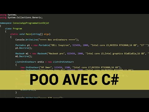 C Tuto débutant POO Programmation orientée objet condensé en 1 vidéo