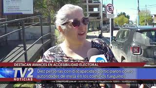 DESTACAN AVANCES EN ACCESIBILIDAD ELECTORAL