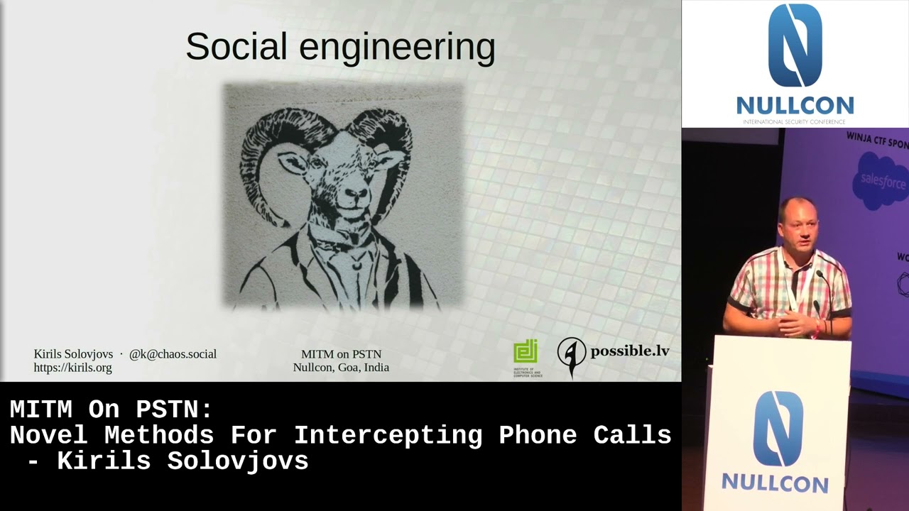 Nullcon Goa 2023 | MITM On PSTN: Novel Methods For Intercepting Phone Calls by Kirils Solovjovs