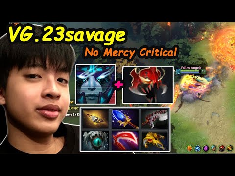 VG 23savage [Phantom Assassin] BEAST MODE 11K MMR Critical Road to Top1 Dota 2 pro Gameplay