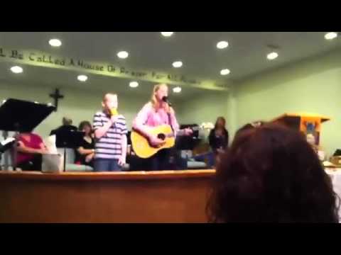 Andi Woods and Jared Scott sing Into Jesus by Jamie Grace