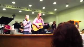 Andi Woods and Jared Scott sing Into Jesus by Jamie Grace