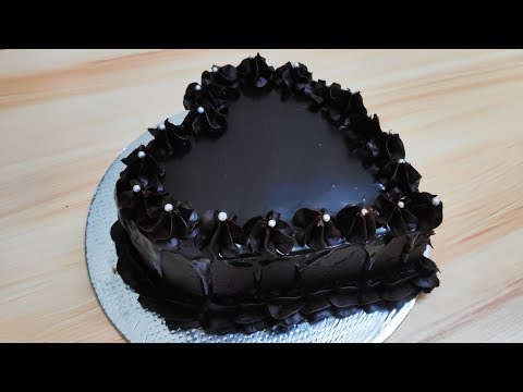 Chocolate Truffle New Year Cake | बिना अंडे बिना ओवन वाला चॉकलेट केक ~ Bristi Home Kitchen