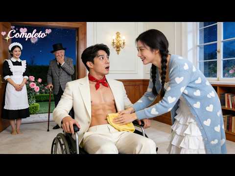 Ninguém quer CEO falso deficiente—a garota pobre não se importa&limpou feliz o tanquinho dele.Amor!