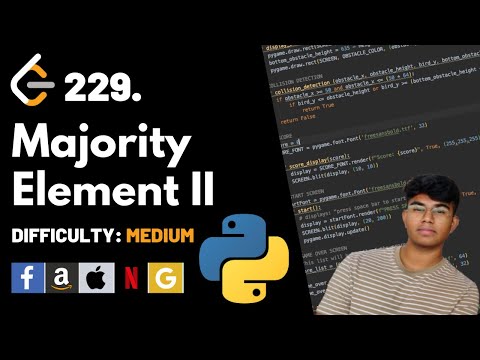 Majority Element Ii Leet Code 229 Theory Explained Python Code