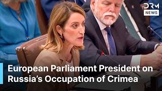 “Force May Give You Possession, But Never Title” Metsola Slams Russia Over Crimea Annexation | AC1N