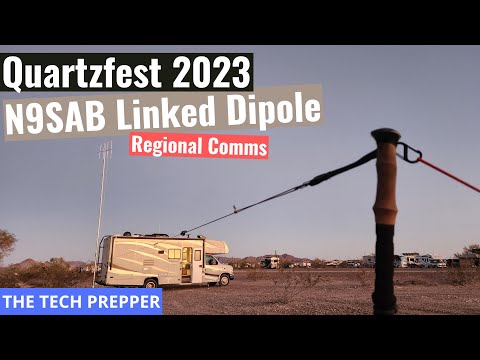 Quartzfest 2023 - N9SAB Linked Dipole Testing for Regional Comms