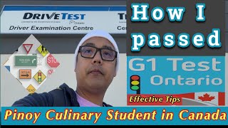 HOW TO PASS ONTARIO G1 DRIVING TEST IN ONE TAKE | ONLY 2 THINGS TO DO | PINOY STUDENT IN CANADA |