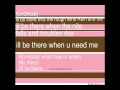 Tiffany Evans Ill Be There Lyrics