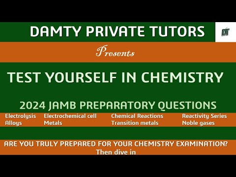 2024 JAMB PREPARATORY QUESTIONS || JAMB PAST QUESTIONS || CHEMISTRY CHALLENGE