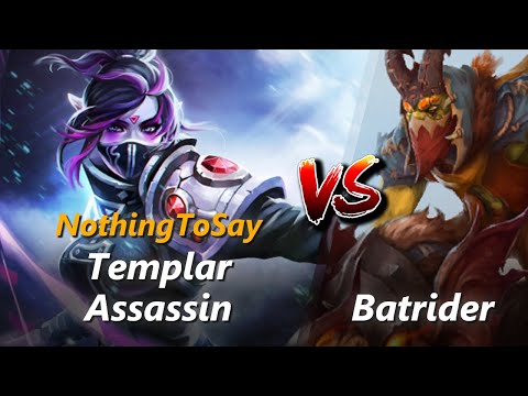 NothingToSay mid Templar Assassin vs Batrider | First 10 minutes