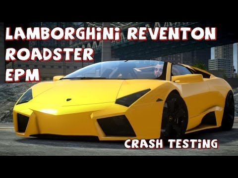 GTA IV Lamborghini Reventon Roadster [EPM] Crash Testing - Insanegaz