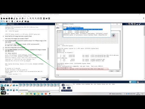 10.7.6-Packet-Tracer---Use-A-Tftp-Server-To-Upgrade-A-Cisco-Ios-Image