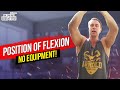 Position of Flexion Workout Exercises at Garage Without Equipment