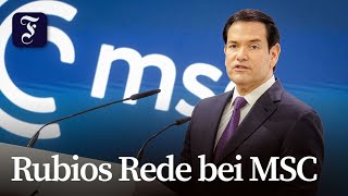 Rubio beschwört westliche Einheit