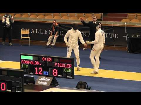 Challenge Bernadotte 2011 - Last 16 - Confalonieri (ITA) vs. Fiedler (GER)