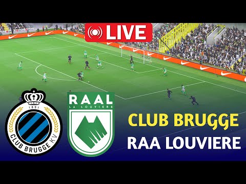 Club Brugge vs RAAL La Louviere ~ Belgian Cup - Quarter-Finals | eFootball - PES  Simulation Video