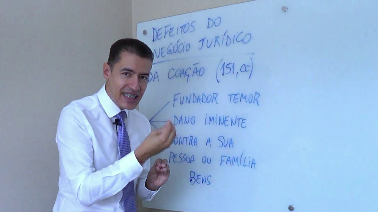 DEFEITO DO NEGÓCIO JURÍDICO   COAÇÃO