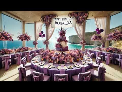 Happy Birthday, Rosalba!