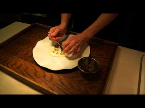 Bogren prepares a dish at Swedish Taste