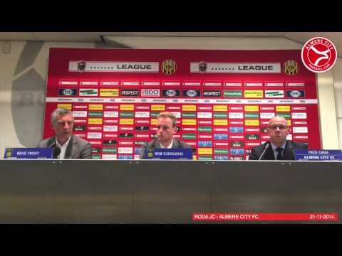 Persconferentie Roda JC - Almere City FC, 21 november 2014