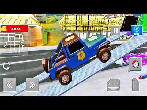 Real Offroad Police Jeep Transport Truck Game | Police Jeep Racing Game | Truck Driving Game