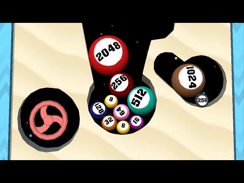 Sand Ball 2048 Gameplay Walkthrough