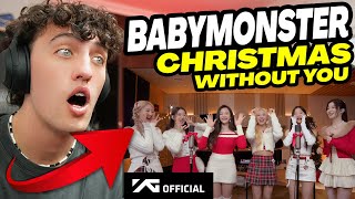BABYMONSTER - &#39;Christmas Without You&#39; COVER (SPECIAL PRESENT) | REACTION !!!