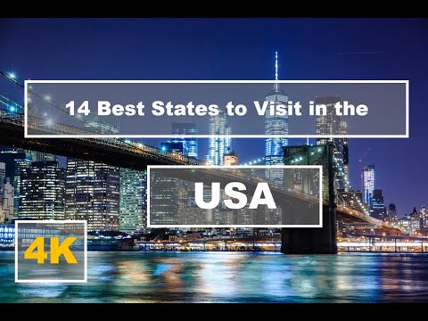 [4k] 14 Best States to Visit in the USA