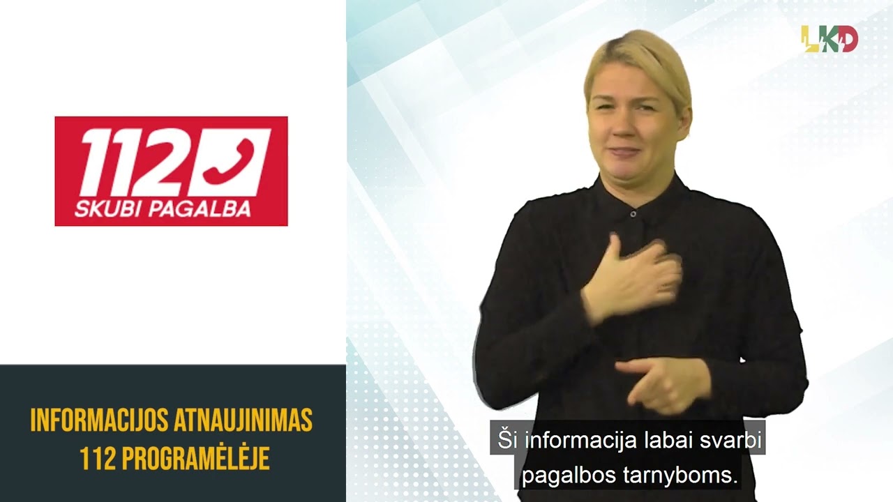 Žiniai: 112 programėlėje būtina nurodyti savo Skype vardą