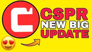 CSPR Coin Going Upside 😍 | Casper Crypto  News | Cspr Coin Price Prediction 2026 Casper Crypto