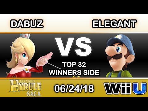 Hyrule Saga - GRV | Dabuz (ZSS) Vs uS | Elegant (Luigi) Top 32 Winners - Smash 4