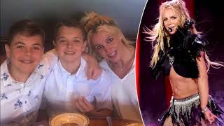 Britney Spears shares rare snap with her two boys   after it's reported Kevin Federline 'asking for