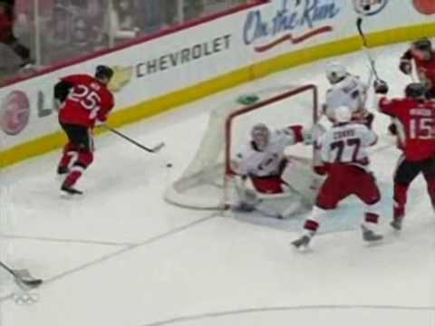 Vermette goal vs Hurricanes (01/13/09)