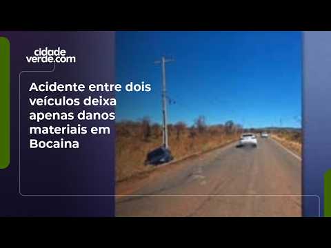 Acidente entre dois veículos deixa apenas danos materiais em Bocaina